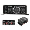thumbnail image 1 of Amplificador De Radio Para Automóvil, Amplificador De Potencia De 12 V De aleación De Aluminio De 20 Hz A 20 KHz Bluetooth 5.0 De Sonido Clara Para El Hogar, 1 of 7