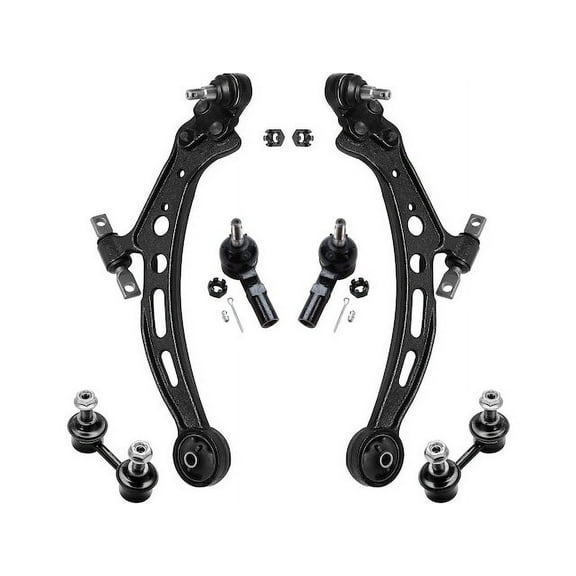 Front Control Arm Sway Bar Link Tie Rod Kit - Compatible with 1992 - 1996 Toyota Camry 1993 1994 1995