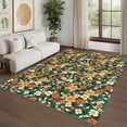 thumbnail image 2 of CAROMIO 8' x 10' Area Rug for Living Room Boho Vintage Rug Non Slip Throw Rugs Floral Bedroom Rug, Green, 2 of 7