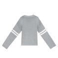 thumbnail image 4 of Clearance! Delayuji Womens Pullover Sweaters Mxiqqpltky Heart Print Sweater for Crewneck Valentine's Day Knitted Pullover Love Sweater Tops Pullover Sweaters for Women Gray Xl, 4 of 5