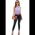 thumbnail image 1 of Top Sin Mangas con Cuello en V de Color Liso para Mujer, , Talla L, 1 of 7
