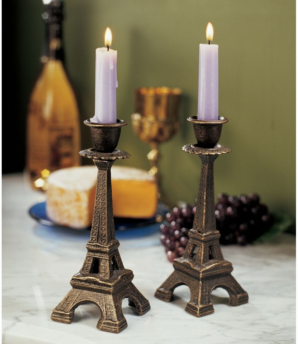 Design Toscano Eiffel Tower Candle Holder, Dimensions 3Wx3Dx8H 1 lbs. By DesignToscano