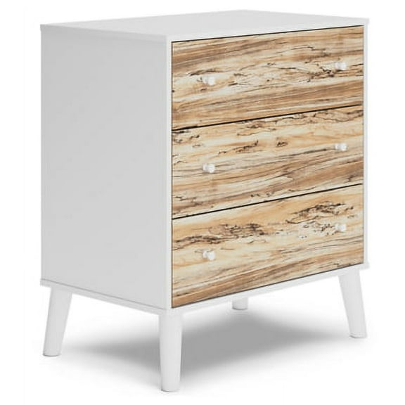 Signature Design by Ashley Contemporary Piperton Chest of Drawers Natural