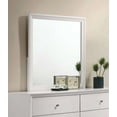 thumbnail image 5 of New Beautiful Furniture White 4pc Bedroom Set Queen Size Bed Dresser Mirror Nightstand Wave Texture, 5 of 11