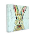 thumbnail image 3 of Bunny Wildlife Modern Portrait Animals & Insects Painting Gallery Wrapped Canvas Print Wall Art, 3 of 7