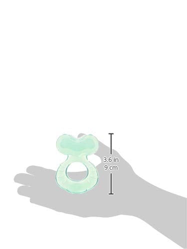 Jouet de dentition Teethe-eez de Nûby™, Surface Unique du Jouet de Dentition Ultrasouple Soulage les Gencives Delicates de Bébé - Vert Pour les enfants de 3 mois +