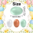 thumbnail image 3 of Kjfeif Mini Unfinished Wooden Easter Eggs, 2.36 Inch Unpainted Artificial Eggs for DIY Painting Crafts, Blanks for Decorating and Spring Projects, 3 of 5
