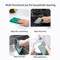 thumbnail image 4 of 2PC Ten Dollar Items Multipurpose Wire Dishwashing Rag Polyester Silver Wire And Fiber Double Design For Wet And Dry Dish Multifunctional Non Scratch Scrubbing Pads Kitchen Cleaning Cloths, 4 of 9