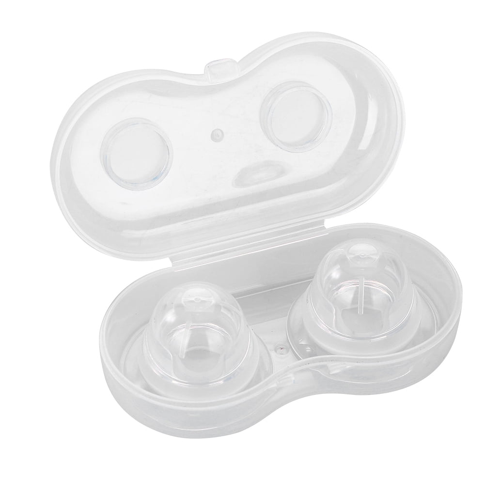 Kritne Nipple Corrector, 1 Pair/Set Silicone Nipple Corrector Nipple Pullers for Flat Inverted Nipples Breastfeeding Aid, Nipple Treatment