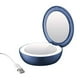 thumbnail image 2 of Conair Unbound recargable compacto LED lighted makeup mirror, 1x/3x aumento, azul, 2 of 2