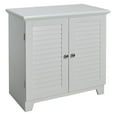 thumbnail image 4 of Redmon Contemporary Country Louvered Double Doors Floor Cabinet, 4 of 5