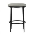 thumbnail image 4 of HomePop Upholstered Metal Barstool, 4 of 9