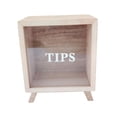 thumbnail image 3 of Coin Bank Jar Tip Jar for Money Multipurpose Wooden Tip Box for Restaurants A, 3 of 8