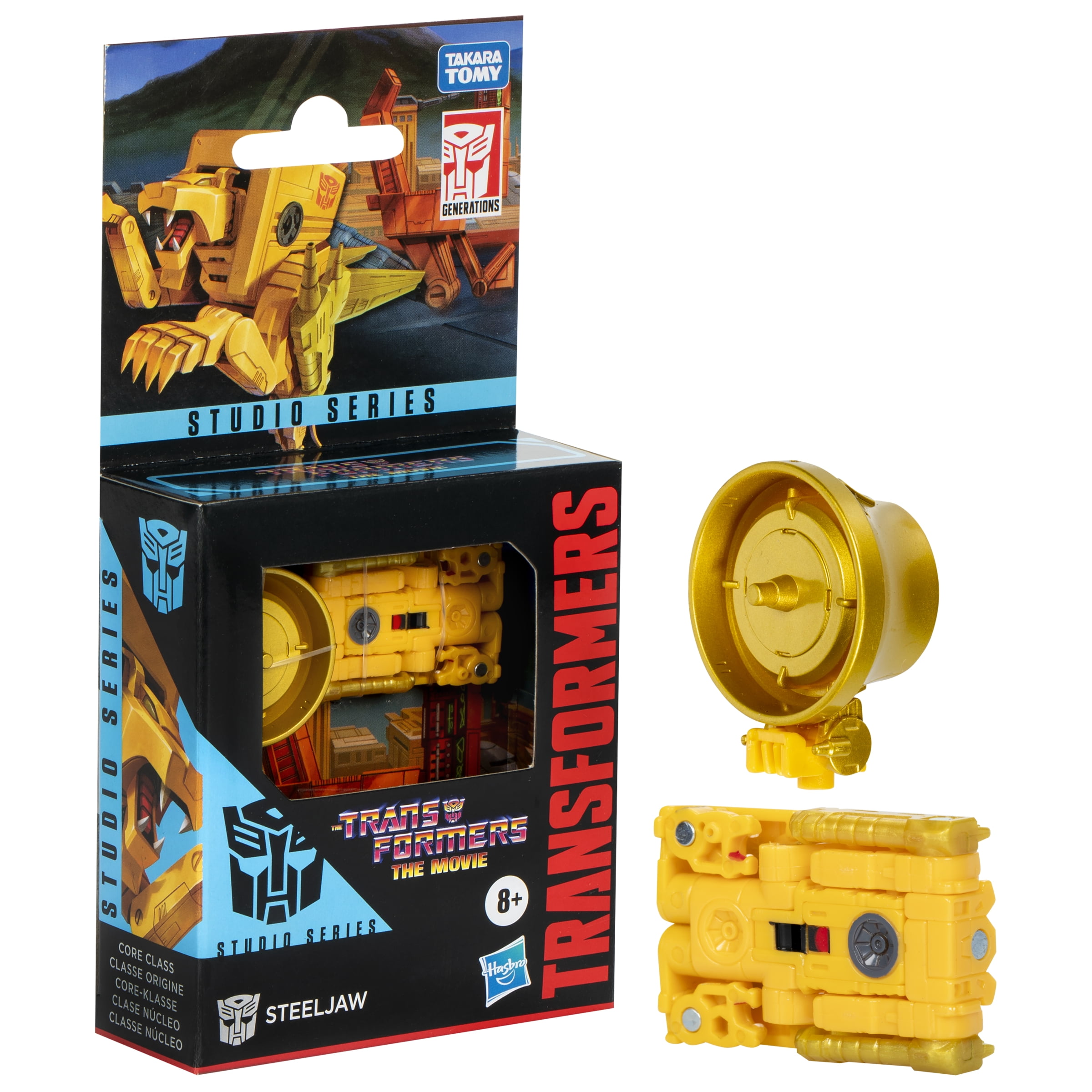 Transformers Studio Series Core The Transformers: The Movie Steeljaw 3.5” Action Figure, 8+