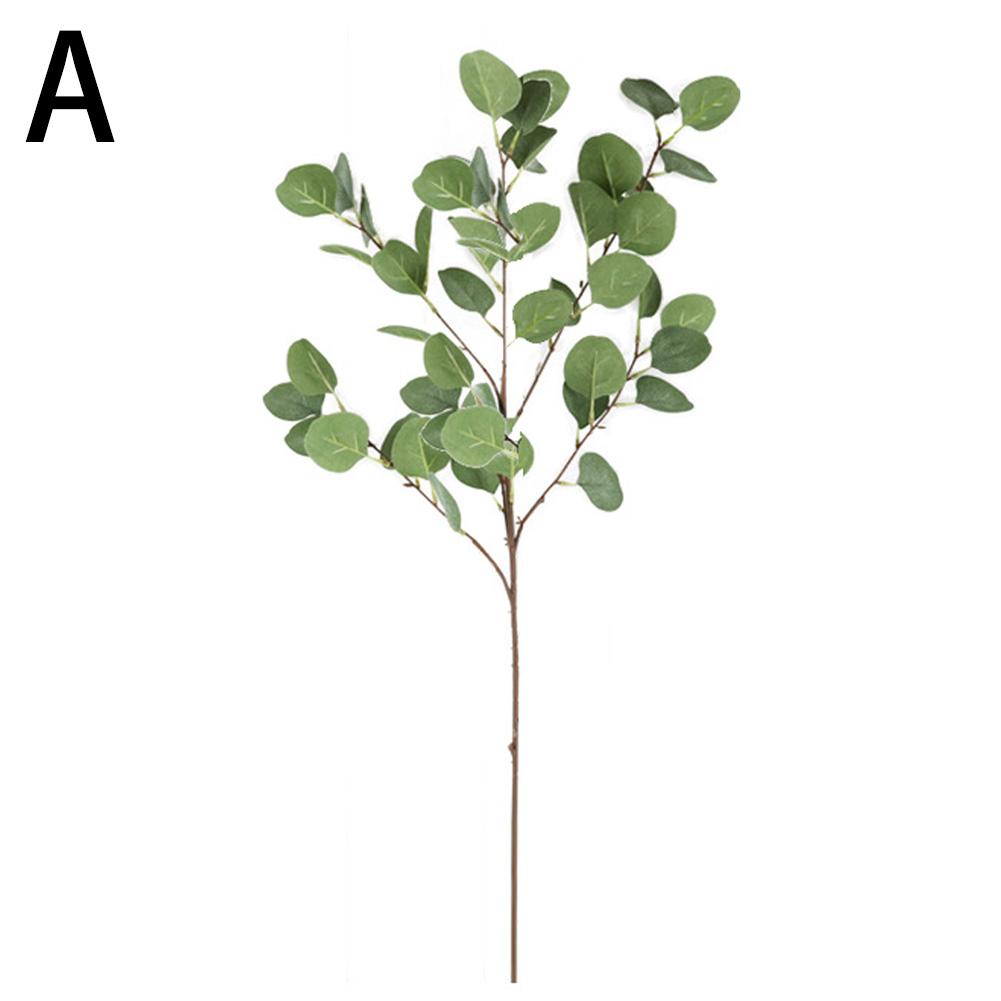 GEKUPEM Fall Eucalyptus Leaves Artificial Eucalyptus Stems Long Silver