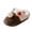 Coffee, variant on Cartoon Bear Plush Slippers, Women's Cartoon Bear Plush Slippers Cozy Christmas Fleece House Shoes Warm Winter Platform Comfort Cushion Mules Non Slip Bedroom Slides, Brown 5.5