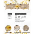 thumbnail image 6 of Vintage Yellow Floral Fireplace Mantel Scarf Table Runner, Spring Summer Botanical Winter Garland Mantel Top Tablerunners Dresser Scarves Cover Decorations for Windows Party Living Room 70''x17'', 6 of 6