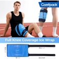 thumbnail image 3 of WWS-Knee Ice Pack Wrap for Pain Relief, Reusable Gel Knee Ice Pack for Injuries, Hot Cold Therapy for Knee Replacement Surgery, ACL, Arthritis, Meniscus Tear, Swelling, 3 of 4