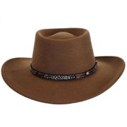 Crushable Wool Felt Gambler Western Hat by Stetson