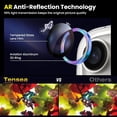 thumbnail image 3 of PINHEN for iPhone 15 Pro/iPhone 15 Pro Max Camera Lens Protector, 9H Tempered Glass Camera Cover Screen Protector, Metal Individual Ring for iPhone 15 Pro Max 6.7 inch iPhone 15Pro 6.1 inch, 3 of 7