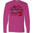 thumbnail image 3 of Inktastic Ladybug Hugs with Cute Ladybug and Flowers Long Sleeve T-Shirt, 3 of 5