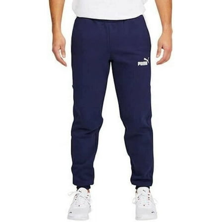 Puma Men's Sports Jogger Pants (Blue, Small)