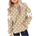 thumbnail image 2 of Sudadera con capucha de manga larga y cuello redondo para niños y niñas de 2 a 12 años. Sudadera de poliéster para niña., 2 of 5