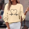 thumbnail image 4 of Wancir Women's Graphic Print Sweatshirt Long Sleeve Cute Los Angeles Crewneck Oversized Tops for Teen Girl 2024, 4 of 6