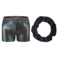 thumbnail image 3 of Sparkly Dance Leotards 3 PCS Set - Long Sleeved and Skin-Tight for Girls Aged 5-12 Years, 3 of 7
