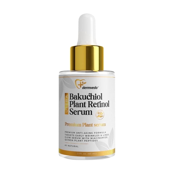 Dermveda Bioretinol Bakuchiol Face Serum for Sensitive Skin, 2 fl oz
