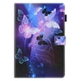 thumbnail image 5 of TECH CIRCLE iPad 10th Generation Case iPad 10.9 Inch Case 2022, PU Leather Stand Wallet Smart Flip Multiple Viewing Angles Cover with Auto Sleep Wake Feature Protective Case, Purple Butterfly, 5 of 6