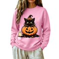 thumbnail image 6 of MVRLSH Women's Halloween Graphic Print Long Sleeve Pullover Sweater Size - L, 6 of 6