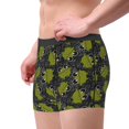 thumbnail image 2 of Sikiie Cartoon Kawaii Frogs1 Print Men's Boxer Briefs, Elastic Waistband Boxer Briefs Leggings-Large, 2 of 5