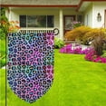 thumbnail image 3 of Wukai Rainbow Animal Skin Print Garden Flag 12.5x18 Inch Double Sided Sun-resistant Rain-resistant, Wrinkle-resistant Colorfast(Only Flag), 3 of 7