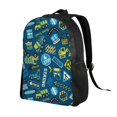 thumbnail image 2 of Fuzoiu Machinery Road Construction Print Laptop Backpack,Work Business Backpacks, Large Capacity Nurse Bag College Bookbag for School, Waterproof Casual Daypack for Travel, 2 of 8