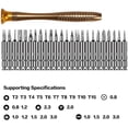 thumbnail image 2 of 25 in 1 Small Mini Screwdriver Kit 25Pcs Home Hand Tool Set Portable Glasses Repair Kit Precision Screwdriver Set Lightweight Watch Repair Kit for DIY Watch Computers Phones Cameras Silver, 2 of 8