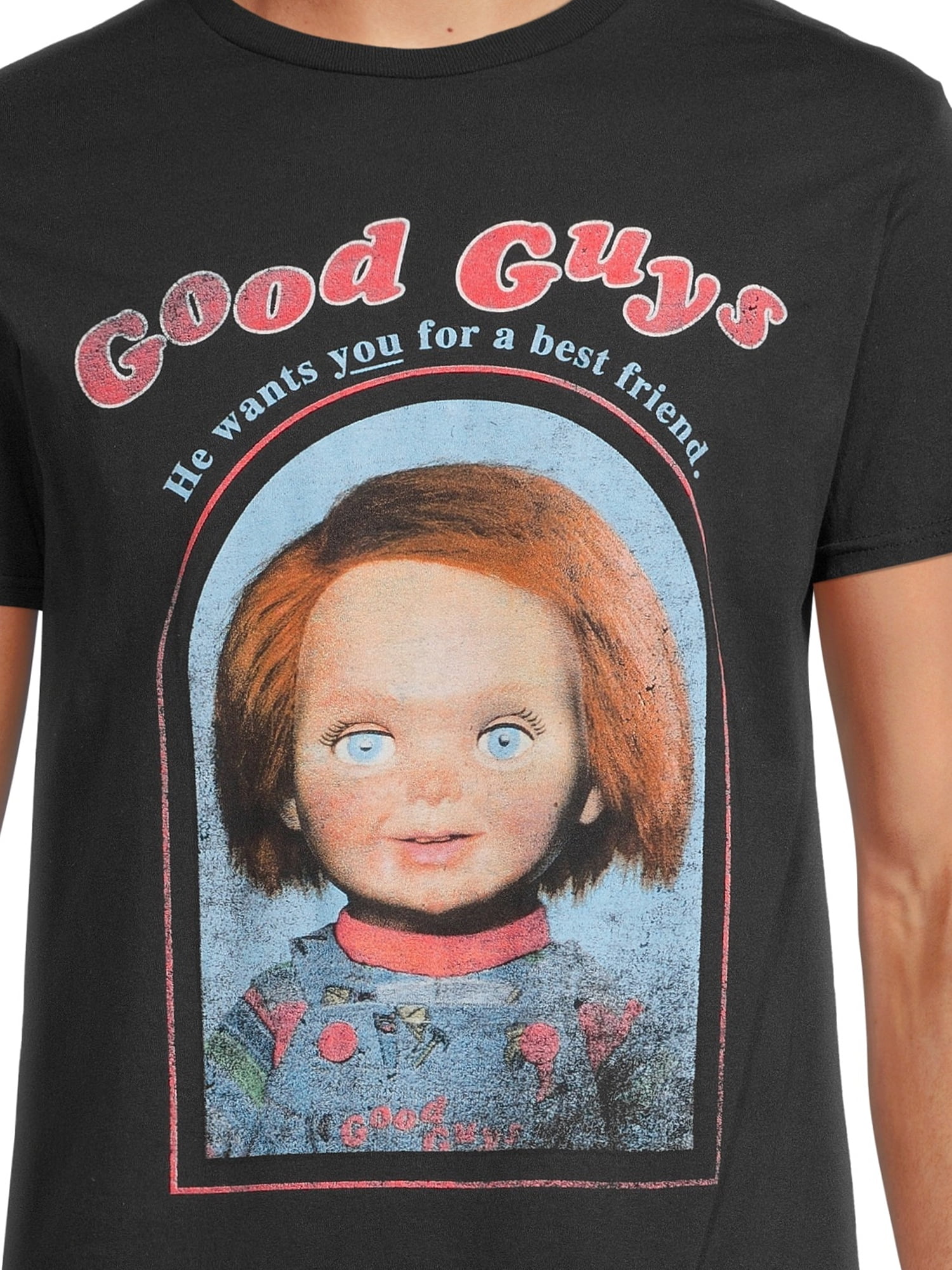 Chucky Men's and Big Men's Good Guys Graphic T-Shirt with Short Sleeves