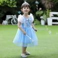 thumbnail image 2 of Robe Princess Cendrillon Bleue pour Tout-Petites Filles Costume d'Halloween Déguisement, 2 of 6