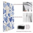 thumbnail image 6 of Valentine's Day Blackout Curtains for Bedroom/Living Room, Pinch Pleated Black Out Curtains, Blue Heart Love Modern Romantic Minimalist Room Darkening Window Drapes with Hooks 2 Panels, 39"x70", 6 of 8