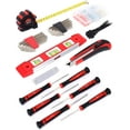 thumbnail image 7 of 236-Piece Home Repair Tool Set with 12-Inch Open Storage Bag,  & Household Tools in Red, 7 of 7