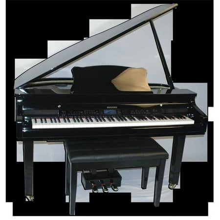 Suzuki MDG-330-BL-U Mini-Grand Digital Piano Black High Gloss with Bench