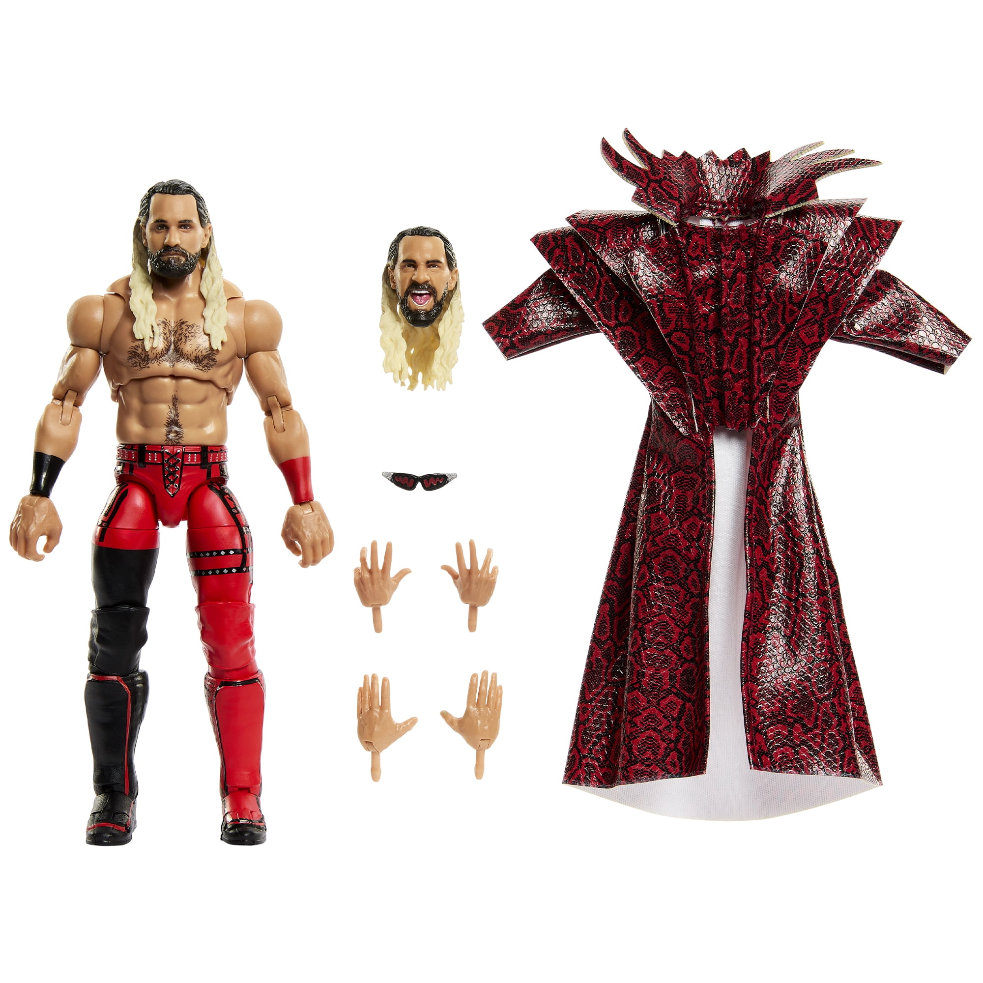 Seth Rollins (Red & Black) - WWE Ultimate Edition 30 Mattel WWE Toy Wrestling Action Figure