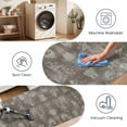 thumbnail image 2 of Washable Runner Rug 2x6 ft Non-Slip Soft Low-Profile Microfiber Farmhouse Distressed Floral Rug for Kitchen, Entryway, Hallway, Laundry, Bedroom, 2 of 6