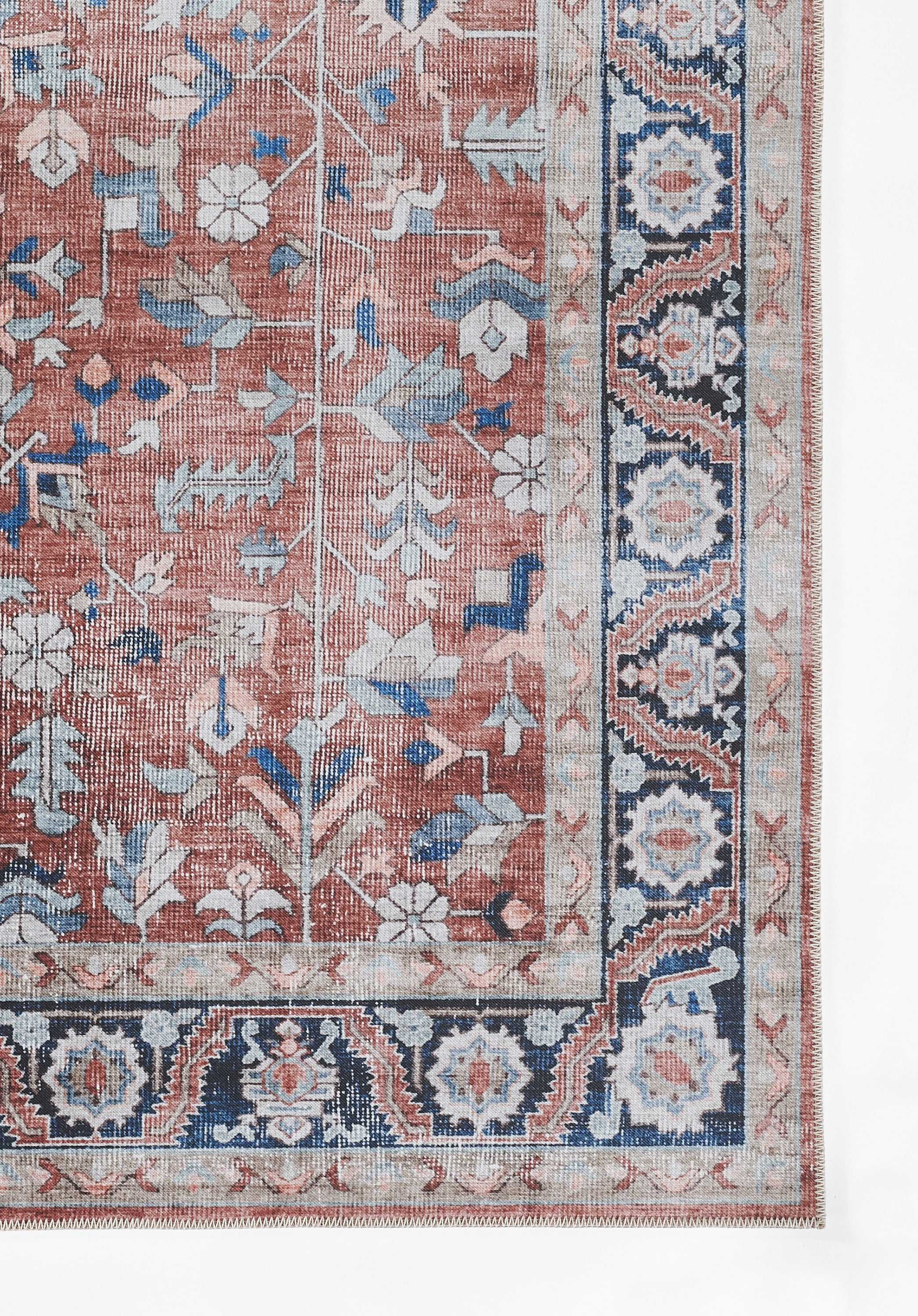 Novogratz by Momeni Doheny Diana Polyester Rust Area Rug 2' X 3'