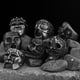 thumbnail image 4 of 2023 Anillo con máscara de calavera Slipknot para hombre, anillo gótico de acero inoxidable 316L, joyería para motocicleta, regalo para fiesta de Halloween, envío gratis, 4 of 5