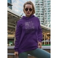 thumbnail image 2 of Forest Camping Nature Lineart Hoodie Women -Image by Shutterstock, Female x-Large, 2 of 4