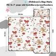 thumbnail image 5 of Red Christmas Gingerbread Man Pattern Toddler Nap Mats for Kids Preschool,50"x20" Sleeping Mat Bag or Kids,Toddler Sleeping Bag,Toddler Nap Mat or Daycare, 5 of 6