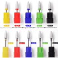 thumbnail image 3 of Nail Art Ceramic Grinding Head Single Corn Bullet Cylindrical Rocket Nail Electric Grinding Machine Accessories Grinding Head-TC-25-F, 3 of 6