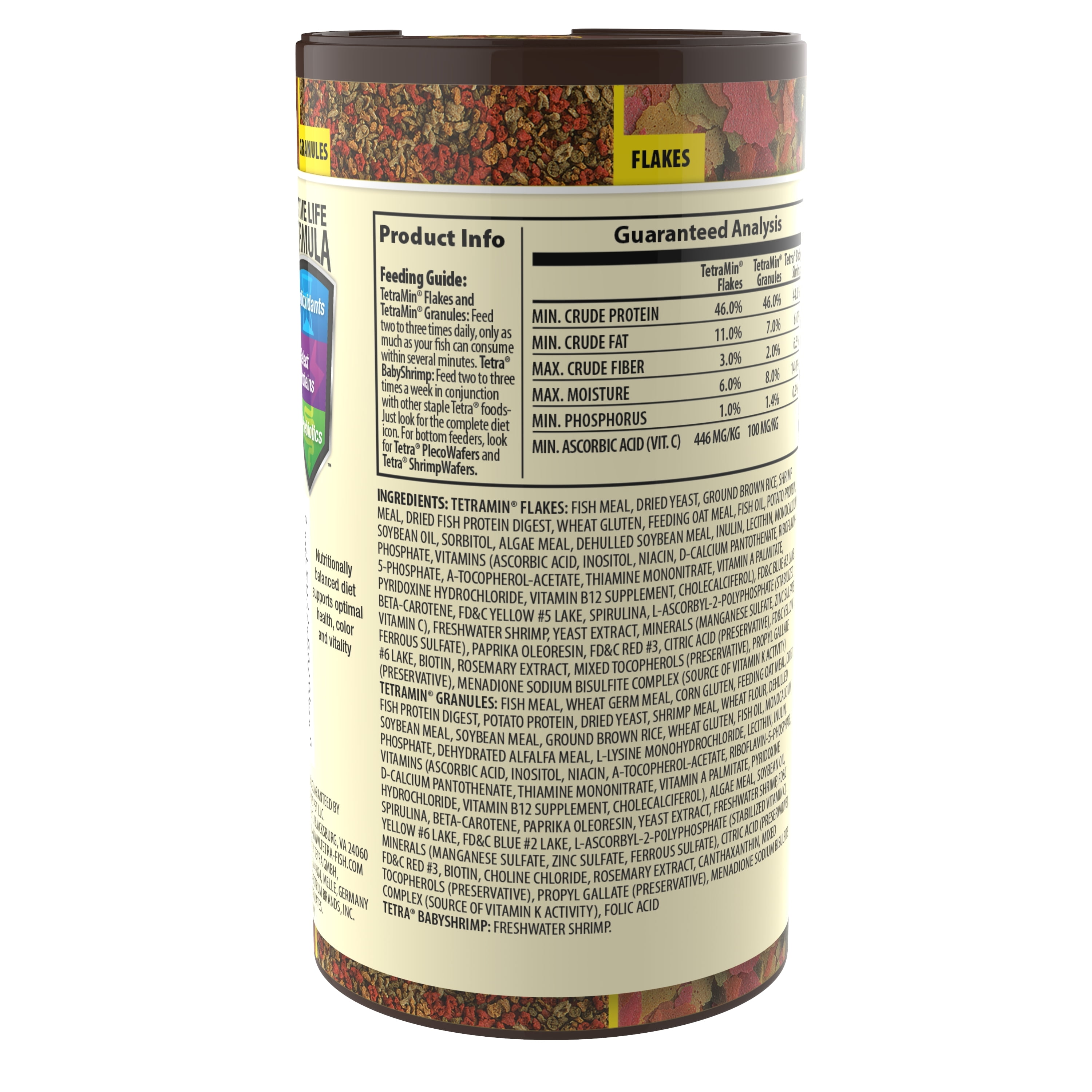(2 pack) Tetra TetraMin 3 in 1 Select a Food Fish Food, 2.40 oz