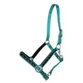 thumbnail image 2 of Nylon Horse Nylon Padded Halter with SS Hardware Lead Rope Tack 606162TL, 2 of 3